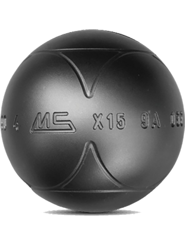 MS Pétanque STRX Boule de pétanque inox striée tendre
