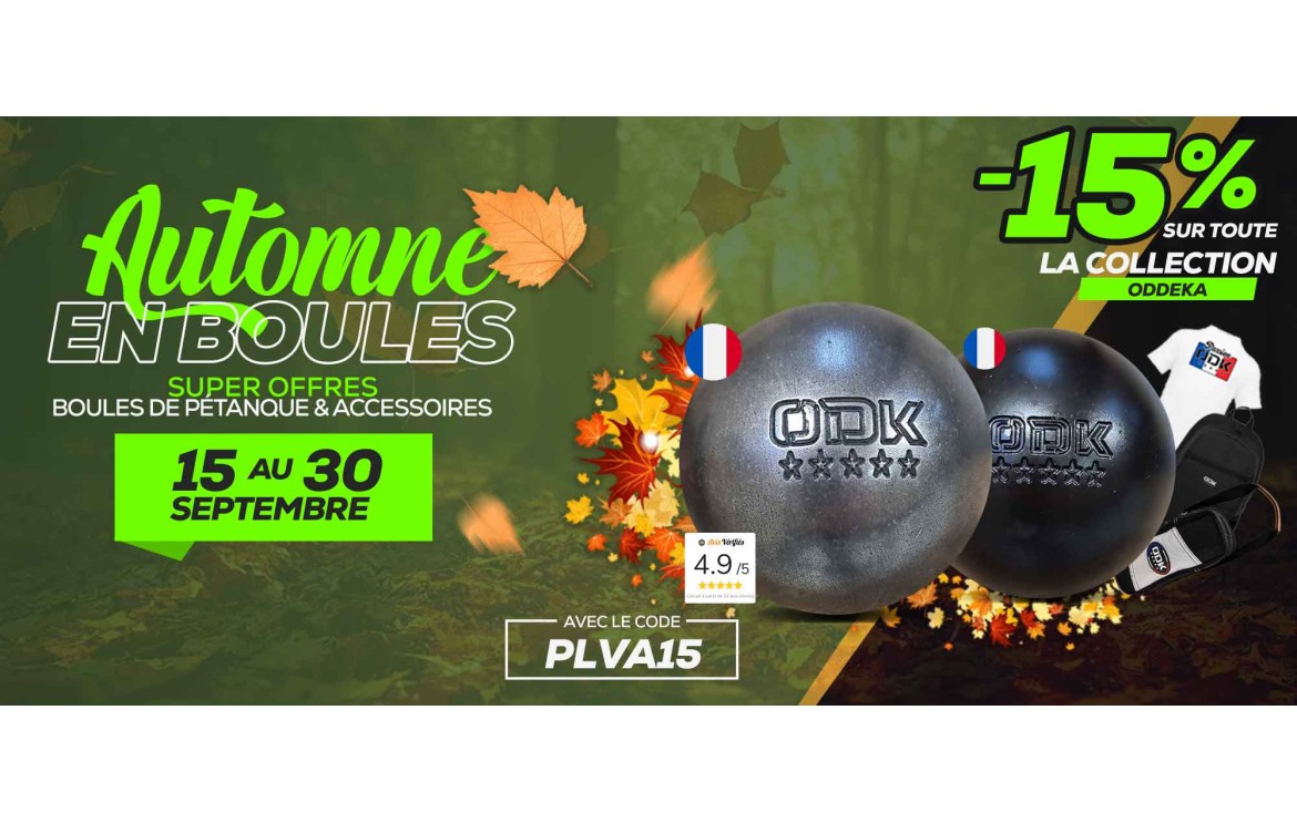 Automne en Boules : -15% sur toute la collection Oddeka !